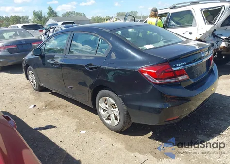 2013 Honda Civic Lx z USA, uszkodzony, nr VIN 2HGFB2F5XDH591007